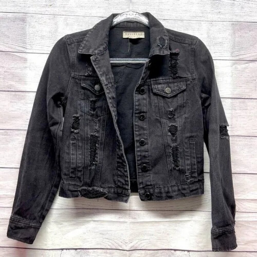 Bullhead Distressed Denim Jacket